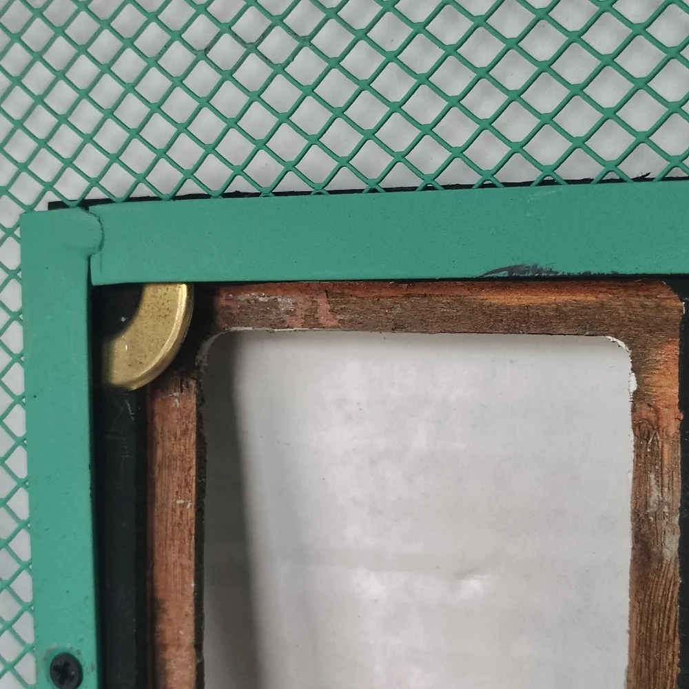Metal Dog Picture Frame Fence Wood Metal Bone Farmhouse Decor Frame